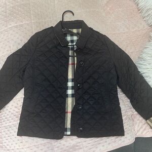 Burberry  Quilted Jacket with Plaid Lining